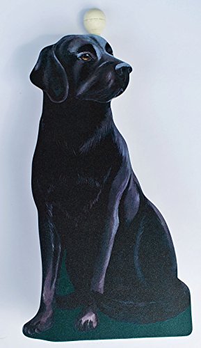 Black Labrador Kitchen Roll / Toilet Roll Holder by HBG