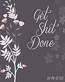 Get Shit Done 2019-2023: Monthly Planner, Dark Floral Cover, 60 Months Planner For The Next Five Year 8