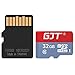 GJT32GB Micro SD HC Card Universal TF Flash Memory Card for Smartphone Car Camera Car Recorder(2 PIECES OF 32G TF CARD)