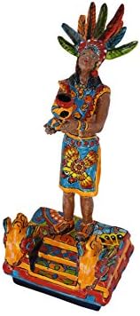 Aztec Priestess Ceramic Talavera Figure Home Kitchen Patio Garden Decor