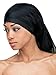 Qfitt (3 Pack) Satin Braid Bonnet (Item Number 179) Black
