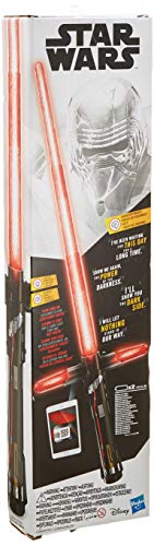 Hasbro Star Wars E3614EW1 Kylo Ren rotes Lichtschwert Spielzeug für Kinder ab 6 Jahren mit Lichtern, Sounds Plus Zugang… – Bild 6