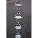 Rain Chains Direct - Contempo Rain Chain - 8.5 FT - Durable Milled Aluminum (Gray) - Premium Rain Chains for Gutters