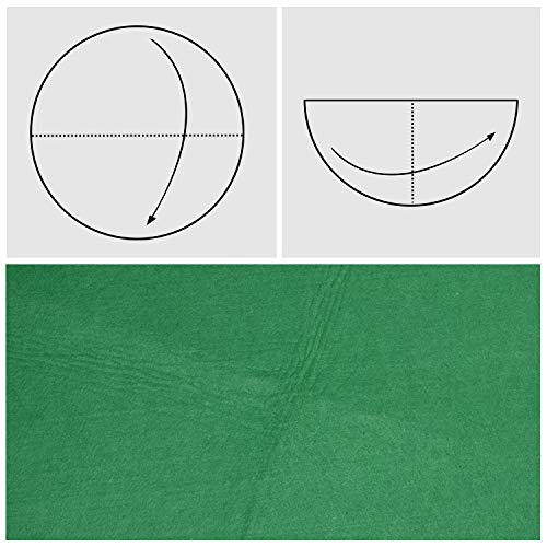 YEAHOME Reversible Christmas Tree Stand Mat for Floor Protection, 30 inches Waterproof Christmas Tree Mat Accessory The Thickest Tree mat Red and Green - Thumbnail 5