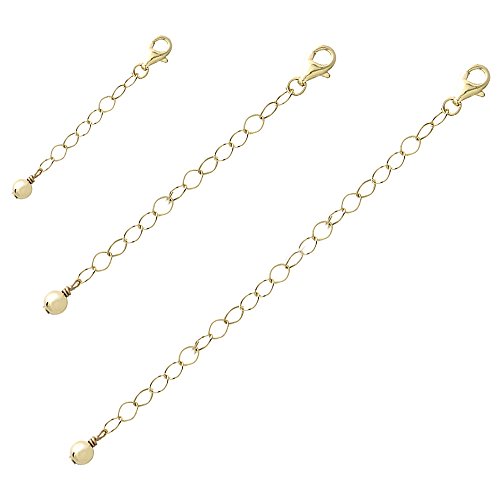 Hoops & Loops Yellow Gold Flashed Sterling Silver Extender Set