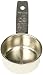 Crestware Stainless Steel Measure, 1/4 Cup Only primary