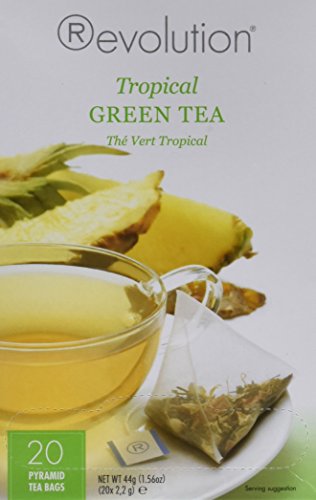Click Here to See More Images Revolution Tea Tropical Green Teabags, 20 Count