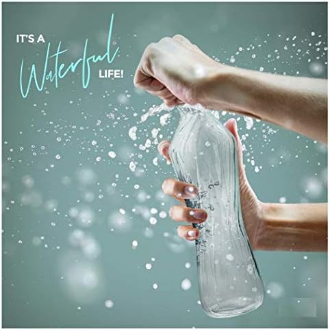 FAMACART Glass Bottle, 1 Litre, Transparent Water Bottles_FCUP0600231033