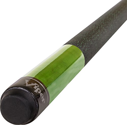 Viper Elite 58" 2-Piece Billiard/Pool Cue, Evergreen, 21 Ounce