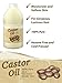 Castor Oil 64 oz Cold Pressed | 100% Pure Hexane Free | for Hair Growth, Skin & Eyelashes | Vegetarian, Non-GMO | By Horbaachthumb 2