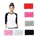 Women Headbands Turban Headwraps Hair Band Bows Accessories for Fashion Or Sport (Wide Headband 6PCS)