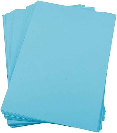 House of Card & Paper Blue A4 220gsm Coloured Card Pack 100 Sheets