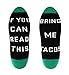 Zmart Taco Socks For Men, Burrito Socks Teen Boy, Funny Mexican Gifts, Taco Tuesday