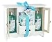 Spa Gift Basket with Refreshing Ocean Bliss Fragrance, Best Mother's Day, Birthday, Anniversary Gift for Women, Girls, Gift Set Includes Shower Gel, Bubble Bath, Bath Salt, Body Lotion and Body Scrub