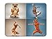 Yoga Dogs Funny Design Personalized Rectangle Mouse Pad