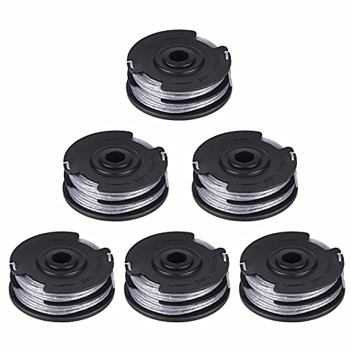 CDIYTOOL F016800351 Trimmer Spool Replacement for Bosch Art 30-36 LI, 0.065"/1.65mm 20ft Strimmer Replacement Spool for Bosch Art 24, Art 27, Art 30 (6 Spools)