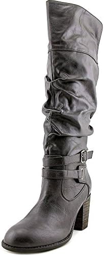 Diba Pilot Women US 7.5 Black Knee High Boot