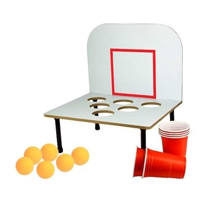 Amazon Com Okslo Gill Beer Pong Drinking Game Set Of 2