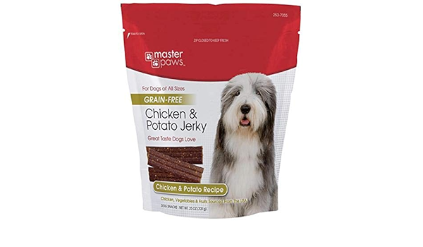 Master Paws Grain Free Chicken Potato Jerky 25oz Amazon Sg Pet Supplies