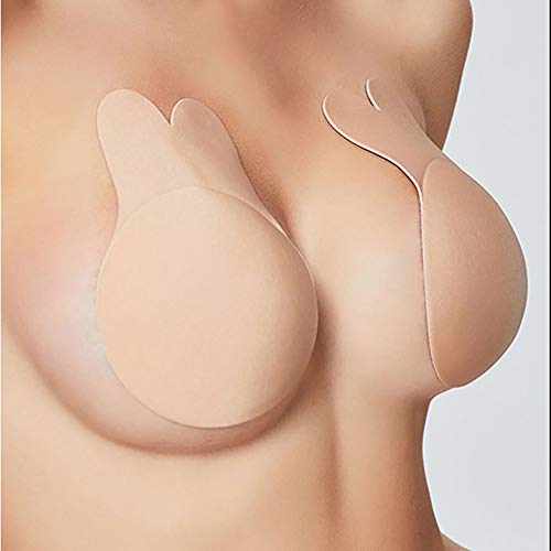 image for XIANGXIHUI Adhesive Invisible Bra,Women Lift Nipplecovers Self Adhesiv
