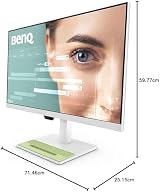 BenQ GW3290QT 31.5" QHD IPS USB-C 65W Daisy Chain Ergo Eye-Care Monitor view 10