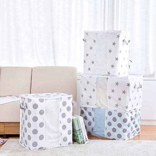 image for OUYAWEI Practical Portable High Capacity Non-Woven Quilt Storage Bag F