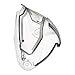 Ski-Doo New OEM Modular 2 3 V180 Clear Electric Heated Helmet Visor, 4485030000