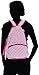 LISH Deuce Tennis Racket Backpack - Women's Geometric Square Printed Tennis Racquet Holder Bag (Rose)