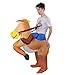 KMiKE Inflatable Costume for Adult Rider Horse Costume Suit Funny Halloween Costumes