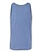 The Unisex Jersey Tank (Blue TriBlend) (Large)