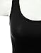 JJ Perfection Women's Knit Racer Back Tank Top Black M