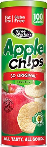 ThreeWorks Apple Chips, So Original, 1.76 Ounce (Pack of 12)