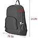 Lightweight Waterproof Foldaway Nylon Bag, Outdoor Recreation Skinbags, Folding Travel Backpack and Storage Bag, Black
