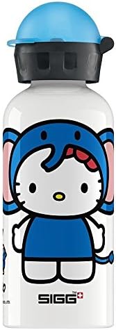 SIGG Kids' Aluminum Water Bottle, 13.5 fl oz, in Hello Kitty Elephant