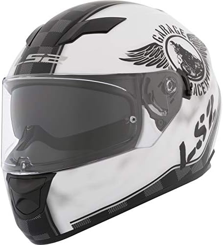 LS2 Helmets Stream Fan Full Face Motorcycle Helmet with Sunshield