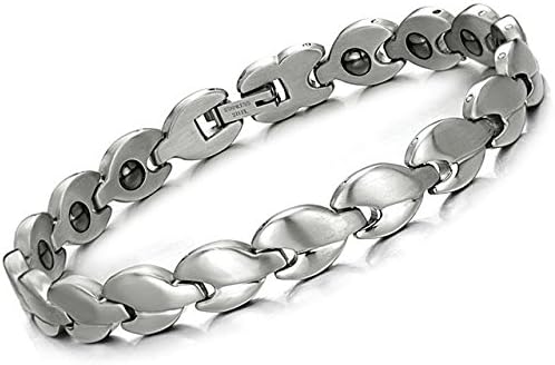 Stainless Steel Bracelets Magnetic Keep Health Bangle for Lady Woman magnetic therapy bracelet