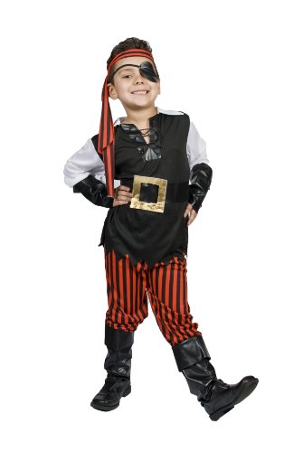 Pirate Halloween Costume, Size S 4,5,6 Years Old, Ahoy Matey!