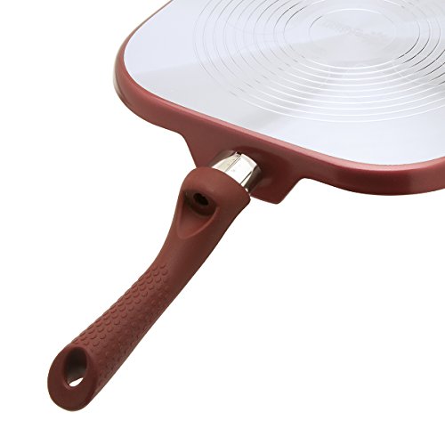 1 Ecolution+Evolve+Griddle+Nonstick+Crimson