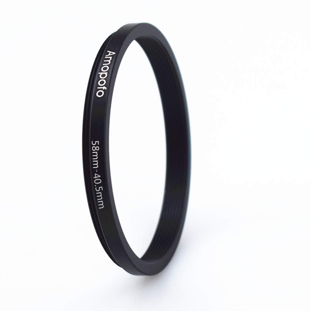 58mm to 40.5mm Camera Filters Ring Compatible All 58mm Camera Lenses to 40.5mm UV CPL Filter Accessory,58-40.5mm Camera Step-Down Ring
