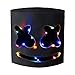 LED Light Up DJ Helmet, Music Festival Mask, Novelty Halloween Costume Party Props (White)