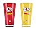 NFL Kansas City Chiefs 20oz Insulated Acrylic Tumbler Set of 2