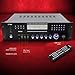 4 Channel Pre Amplifier Receiver – 1000 Watt Compact Rack Mount Home Theater Stereo Surround Sound Preamp Receiver W/ Audio/Video System, CD/DVD Player, AM/FM Radio, MP3/USB Reader – Pyle PD1000Athumb 2