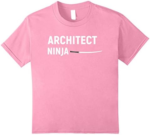 Kids Architect Ninja T-Shirt 8 Pink