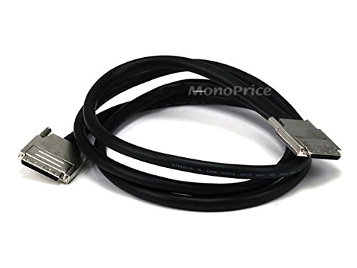 Monoprice 6-Feet, 0.8 mm/0.8 mm VHDCI 0.8mm SCSI Cable Offset (100709)