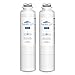 Samsung Refrigerator Water Filter Replacement DA29-00020B HAF-CIN/EXP For French Door Fridge Kitchen By GLACIER FRESH (2 Pack)
