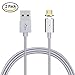 Mushan Pack of 2 Magnetic Charging Cable for Cellphone&Device with Micro USB Port 4FT Nylon Fast Charging Cable Fits for Galaxy S7/S6/S5,Note 5