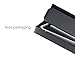 Laptop Stand iQunix Aluminum Ventilated Stand Update Version - Ergonomic Riser Portable Holder for MacBook Pro, All Notebooks, Black