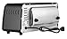 Courant TO-621K 2 Slice Compact Toaster Oven with Bake Tray and Toast Rack, Black