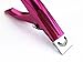 Yueton Color Coated Stainless Steel False Nail Tip Clipper Cutter Trimmer Manicure Pedicure Nail Art Tool (Purple)