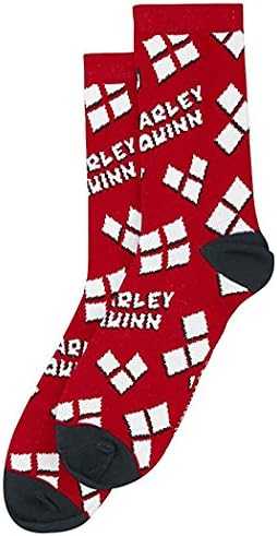 Bioworld Dc Comics Hq Jrs Crew Sock With A Helicase Sock Ring
